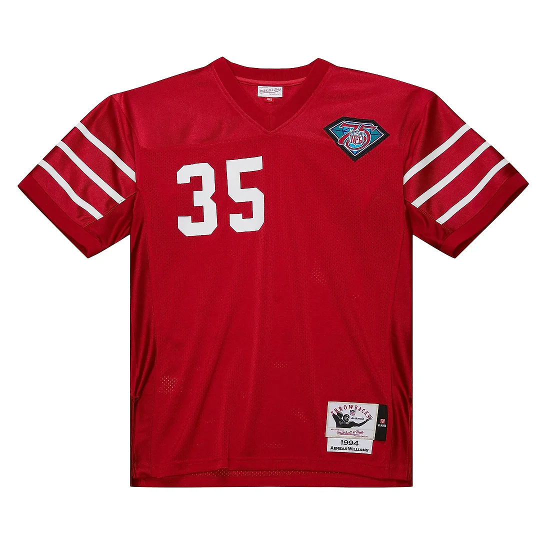 Zennovawear Men's Arizona Cardinals 1994 Aeneas Williams Mitchell & Ness Cardinal Throwback Retired Player Jersey