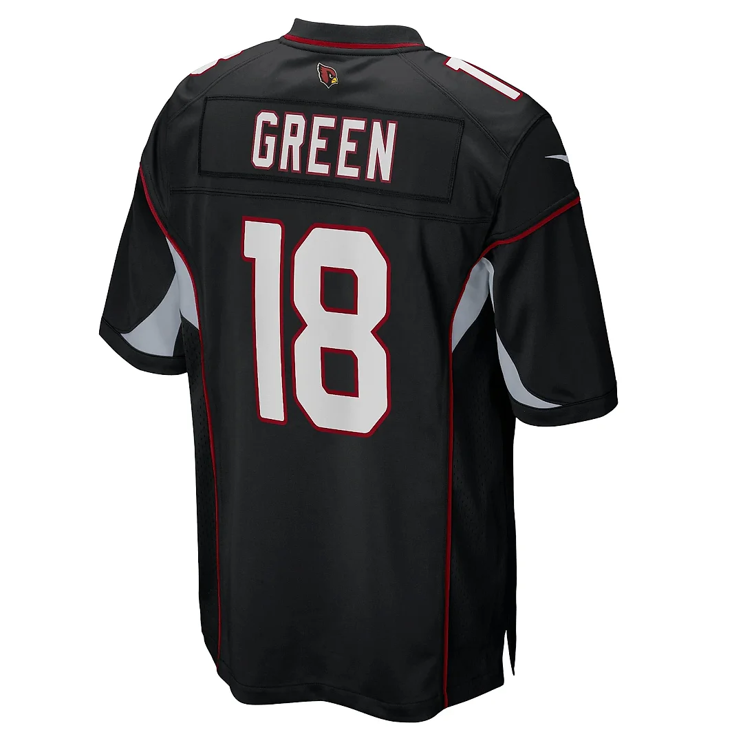 Zennovawear Men's Arizona Cardinals A.J. Green Black Game Jersey