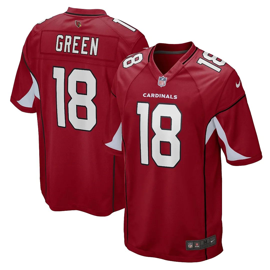 Zennovawear Men's Arizona Cardinals A.J. Green Cardinal Game Jersey