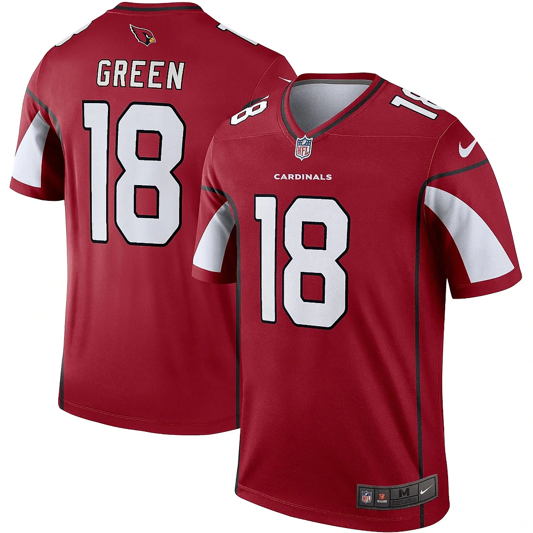 Zennovawear Men's Arizona Cardinals A.J. Green Cardinal Team Legend Player Performance Top