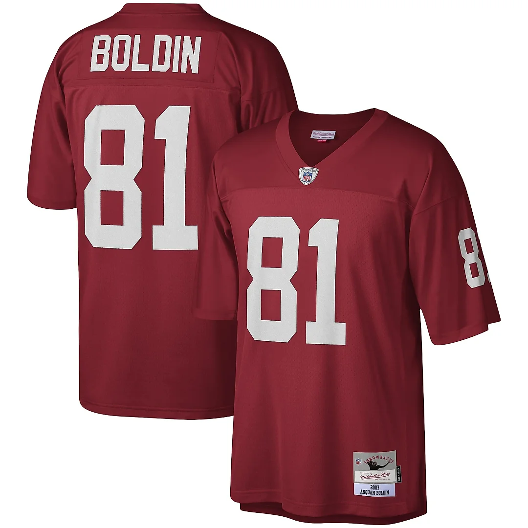 Zennovawear Men's Arizona Cardinals Anquan Boldin Mitchell & Ness Cardinal Legacy Jersey