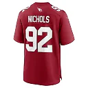 Zennovawear Men's Arizona Cardinals Bilal Nichols Cardinal Team Game Jersey
