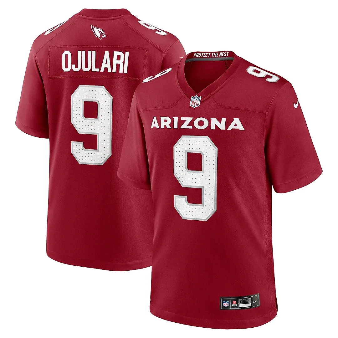 Zennovawear Men's Arizona Cardinals BJ Ojulari Cardinal Team Game Jersey