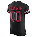 Zennovawear Men's Arizona Cardinals Black Vapor F.U.S.E. Elite Custom Jersey
