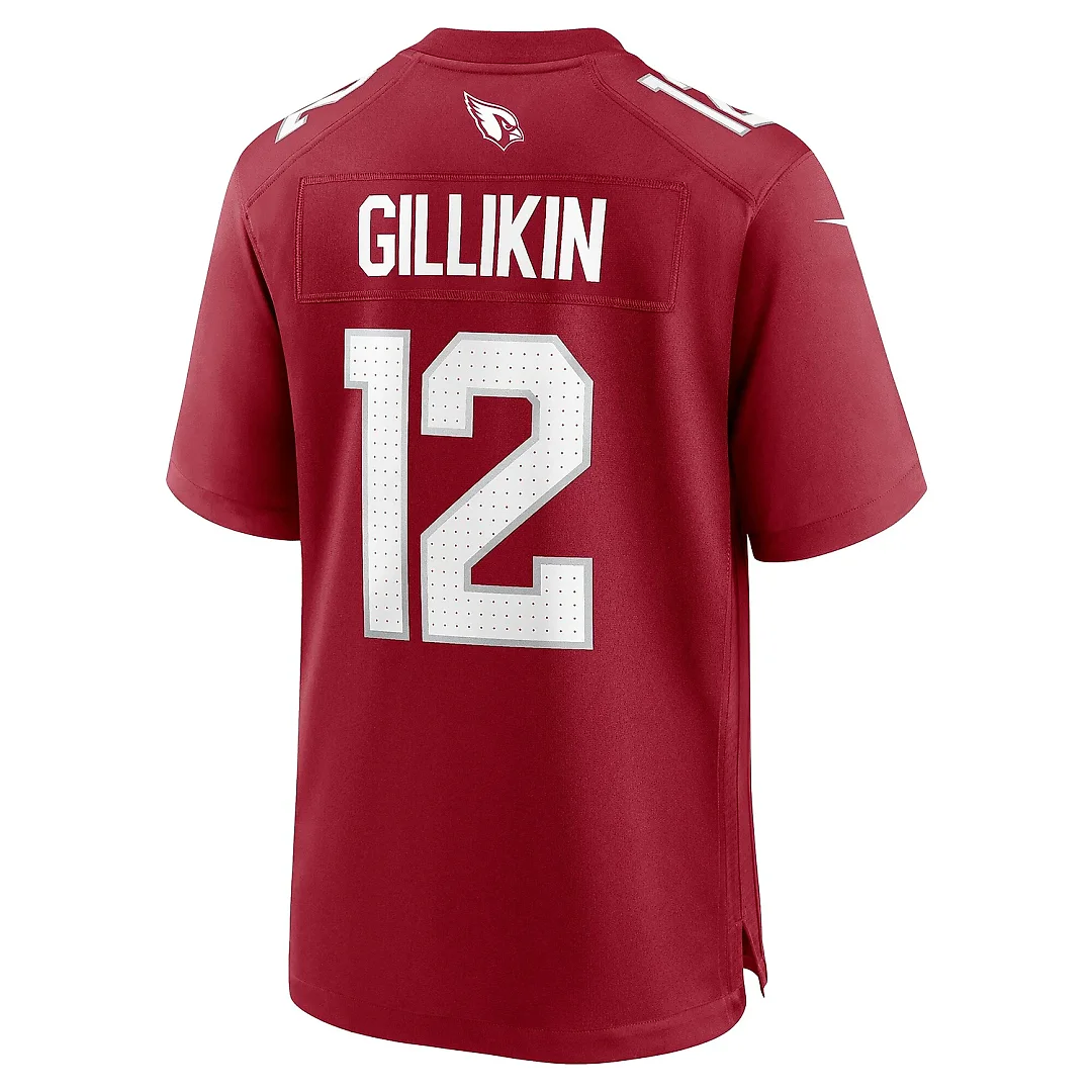 Zennovawear Men's Arizona Cardinals Blake Gillikin Cardinal Team Game Jersey