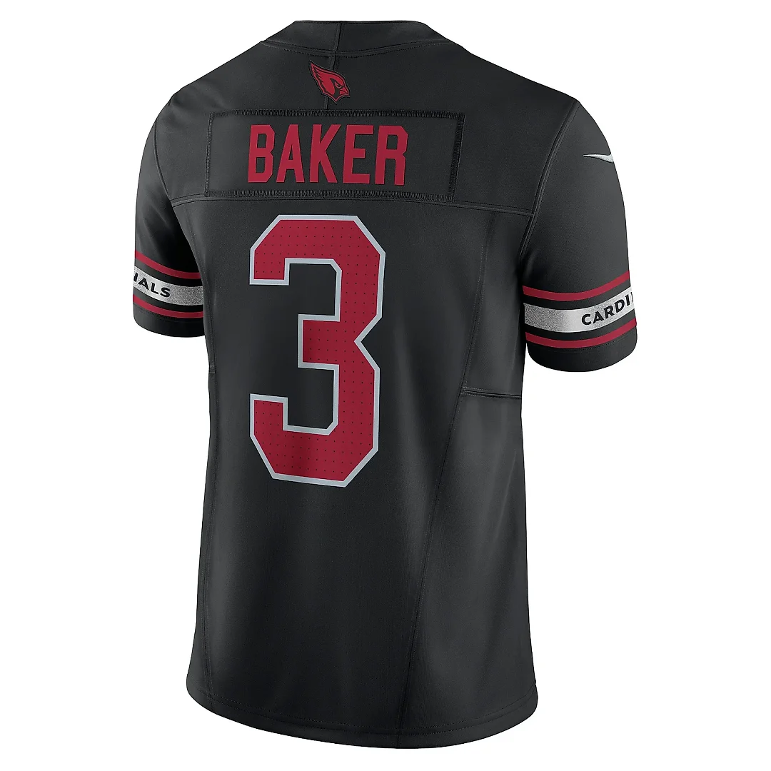 Zennovawear Men's Arizona Cardinals Budda Baker Black Vapor F.U.S.E. Limited Jersey
