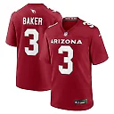 Zennovawear Men's Arizona Cardinals Budda Baker Cardinal Game Player Jersey