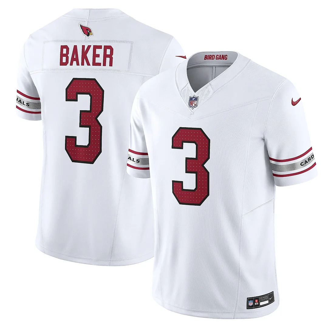 Zennovawear Men's Arizona Cardinals Budda Baker White Vapor F.U.S.E. Limited Jersey
