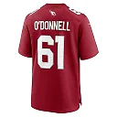 Zennovawear Men's Arizona Cardinals Carter O'Donnell Cardinal Team Game Jersey