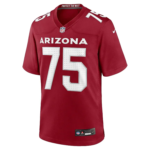 Zennovawear Men's Arizona Cardinals Christian Jones Cardinal Team Game Jersey