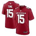 Zennovawear Men's Arizona Cardinals Clayton Tune Cardinal Game Jersey