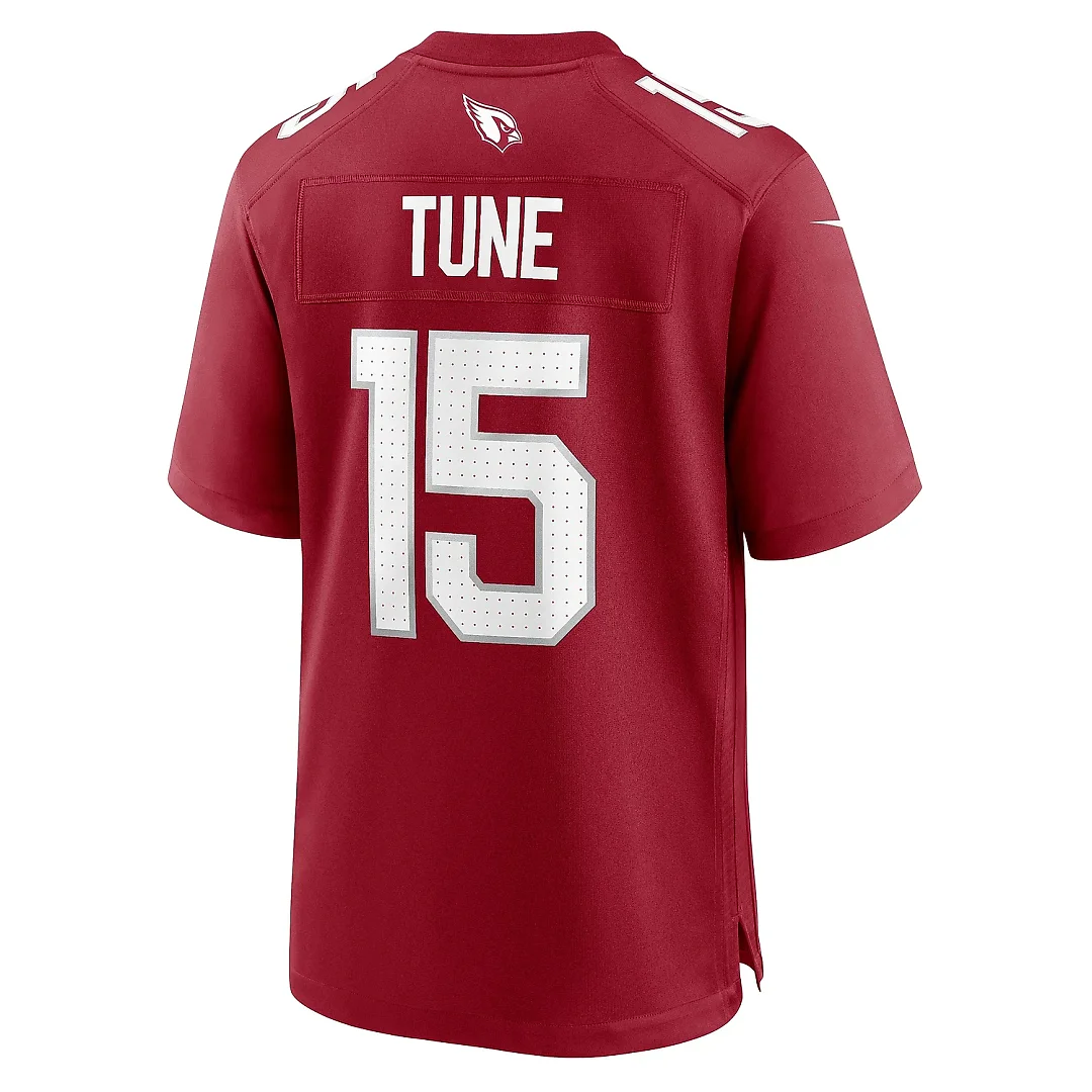 Zennovawear Men's Arizona Cardinals Clayton Tune Cardinal Game Jersey