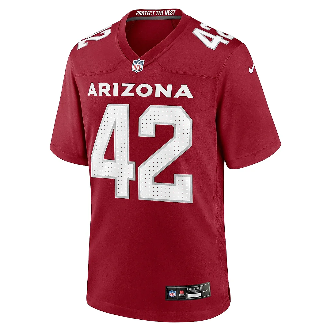 Zennovawear Men's Arizona Cardinals Dadrion Taylor-Demerson Cardinal Team Game Jersey