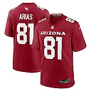 Zennovawear Men's Arizona Cardinals Daniel Arias Cardinal Team Game Jersey