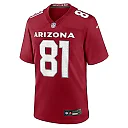 Zennovawear Men's Arizona Cardinals Daniel Arias Cardinal Team Game Jersey