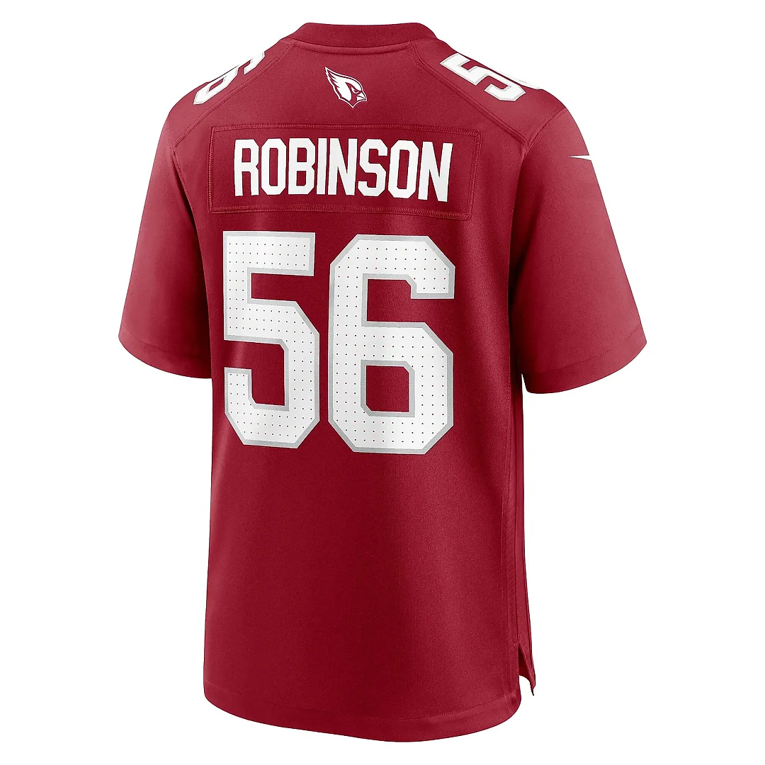 Zennovawear Men's Arizona Cardinals Darius Robinson Cardinal Player Game Jersey