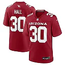 Zennovawear Men's Arizona Cardinals Darren Hall Cardinal Team Game Jersey