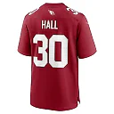 Zennovawear Men's Arizona Cardinals Darren Hall Cardinal Team Game Jersey