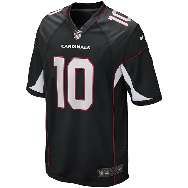 Zennovawear Men's Arizona Cardinals DeAndre Hopkins Black Game Jersey