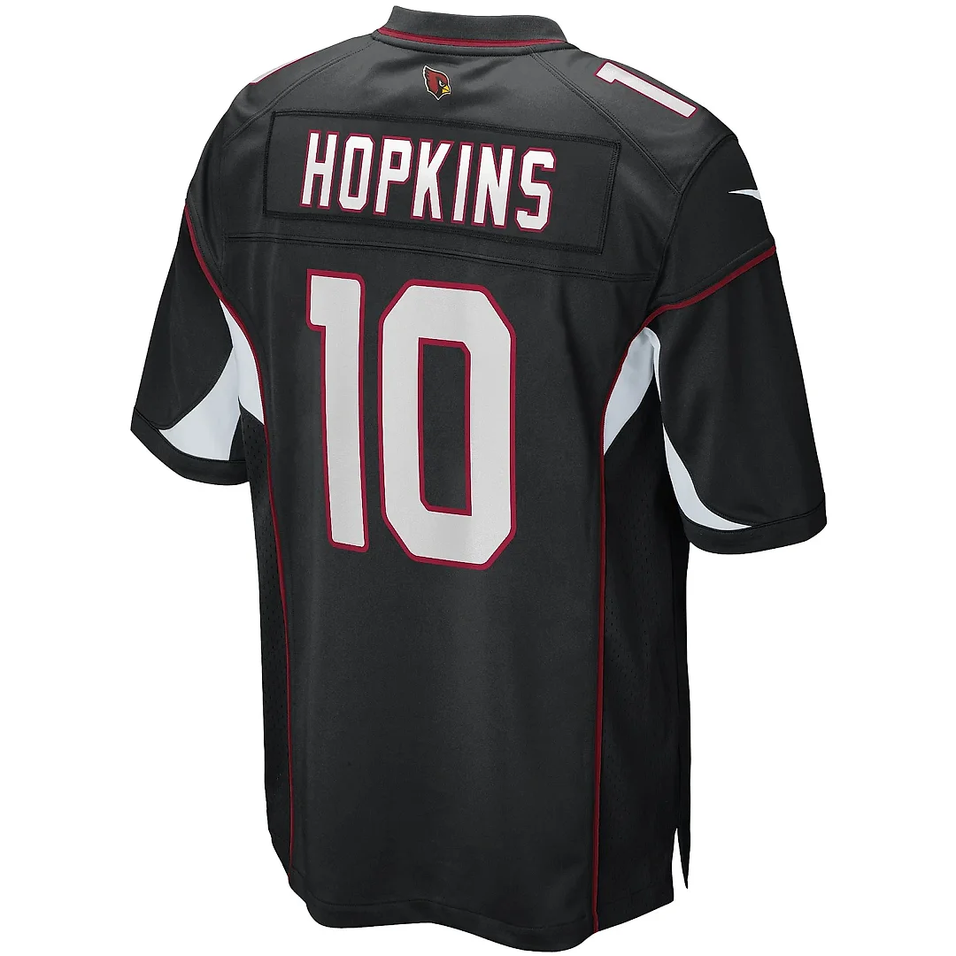 Zennovawear Men's Arizona Cardinals DeAndre Hopkins Black Game Jersey