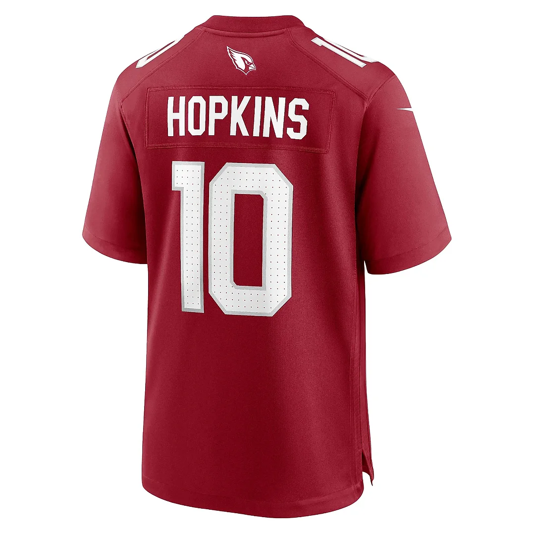 Zennovawear Men's Arizona Cardinals DeAndre Hopkins Cardinal Game Player Jersey