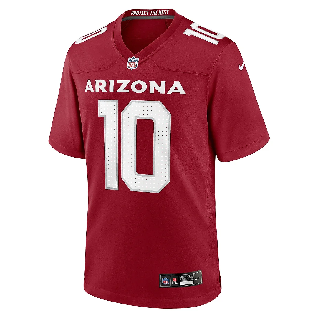 Zennovawear Men's Arizona Cardinals DeAndre Hopkins Cardinal Game Player Jersey