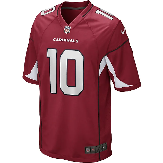 Zennovawear Men's Arizona Cardinals DeAndre Hopkins Cardinal Player Game Jersey
