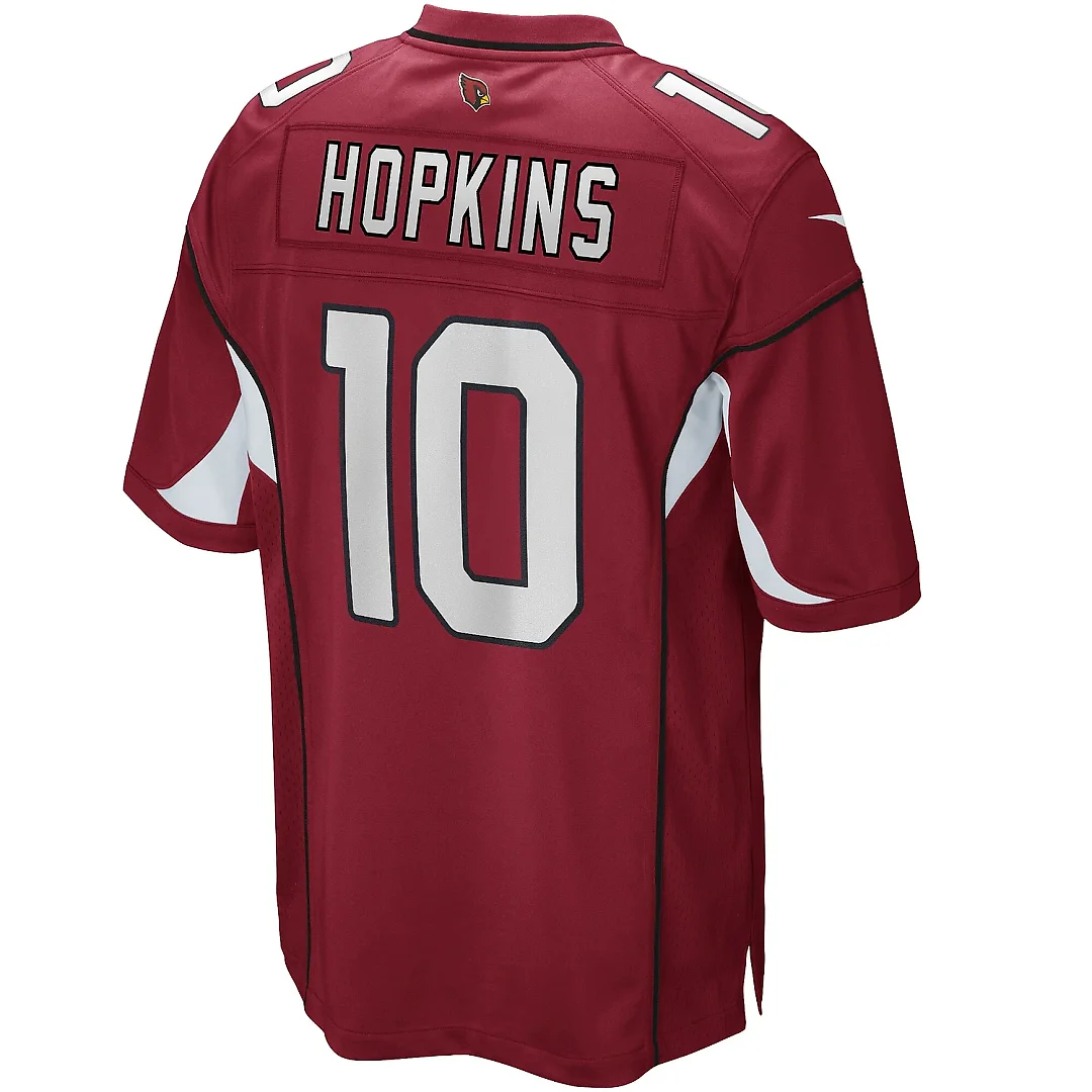 Zennovawear Men's Arizona Cardinals DeAndre Hopkins Cardinal Player Game Jersey