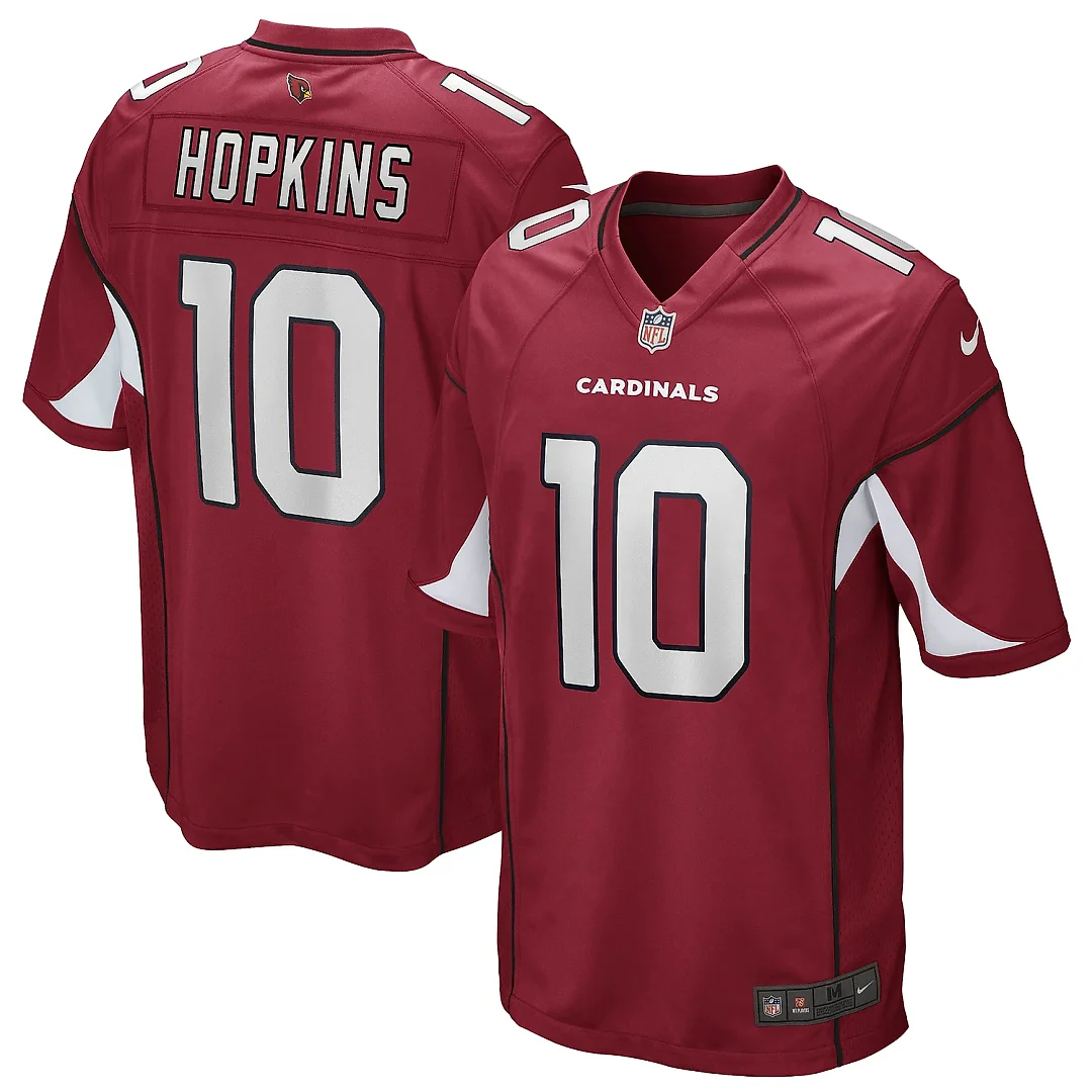 Zennovawear Men's Arizona Cardinals DeAndre Hopkins Cardinal Player Game Jersey