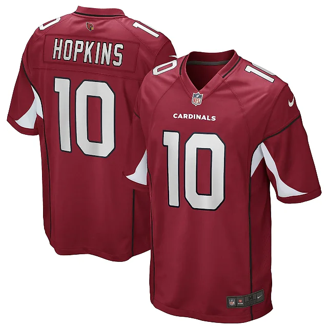 Zennovawear Men's Arizona Cardinals DeAndre Hopkins Cardinal Player Game Jersey