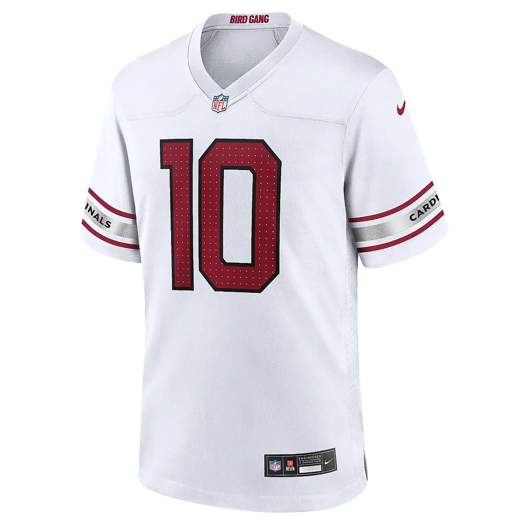 Zennovawear Men's Arizona Cardinals DeAndre Hopkins White Game Player Jersey