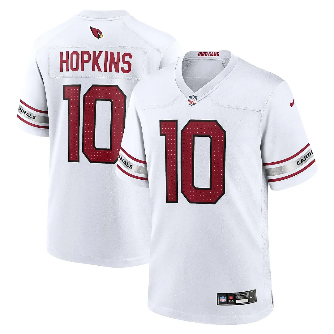 Zennovawear Men's Arizona Cardinals DeAndre Hopkins White Game Player Jersey