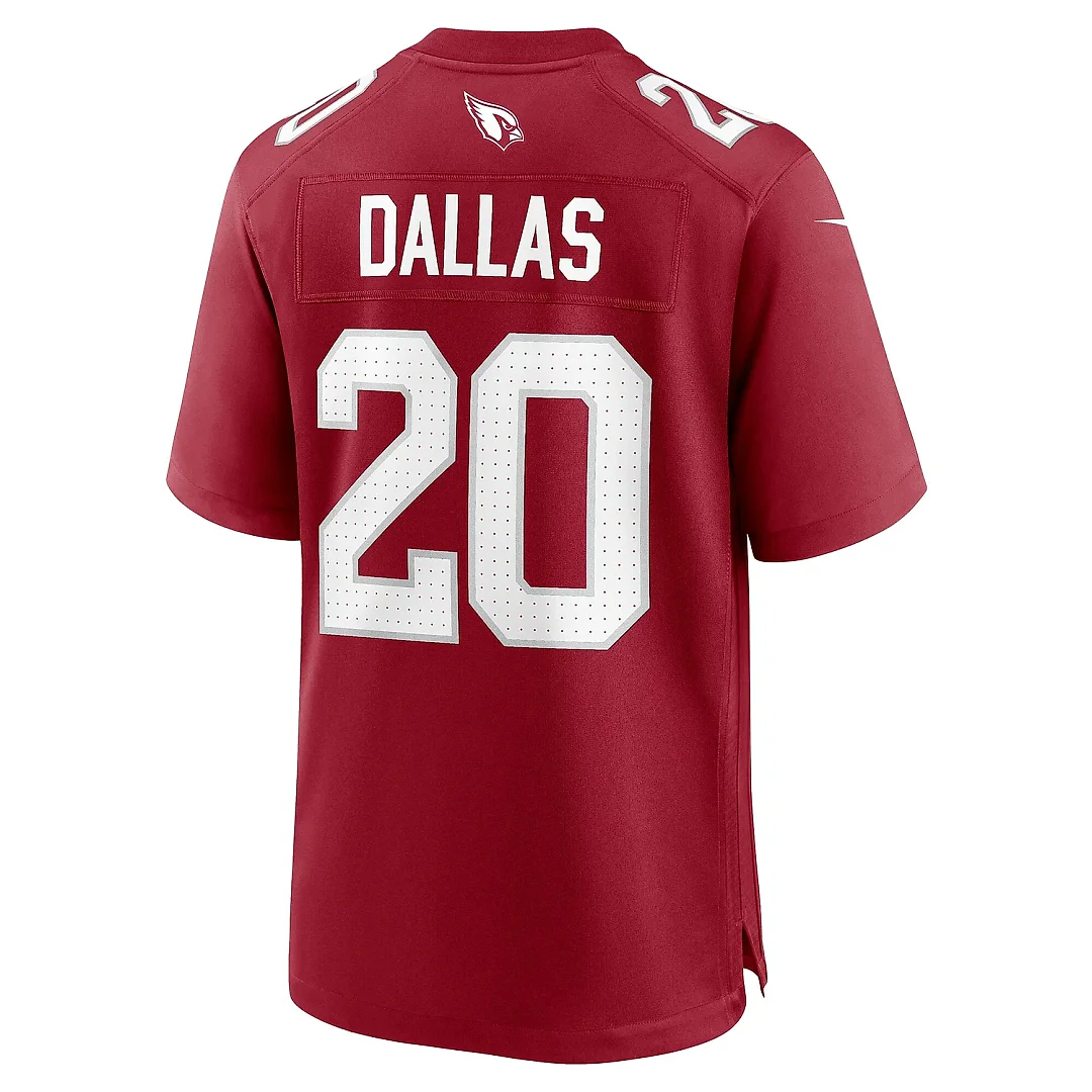 Zennovawear Men's Arizona Cardinals DeeJay Dallas Cardinal Team Game Jersey