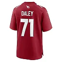 Zennovawear Men's Arizona Cardinals Dennis Daley Cardinal Game Player Jersey