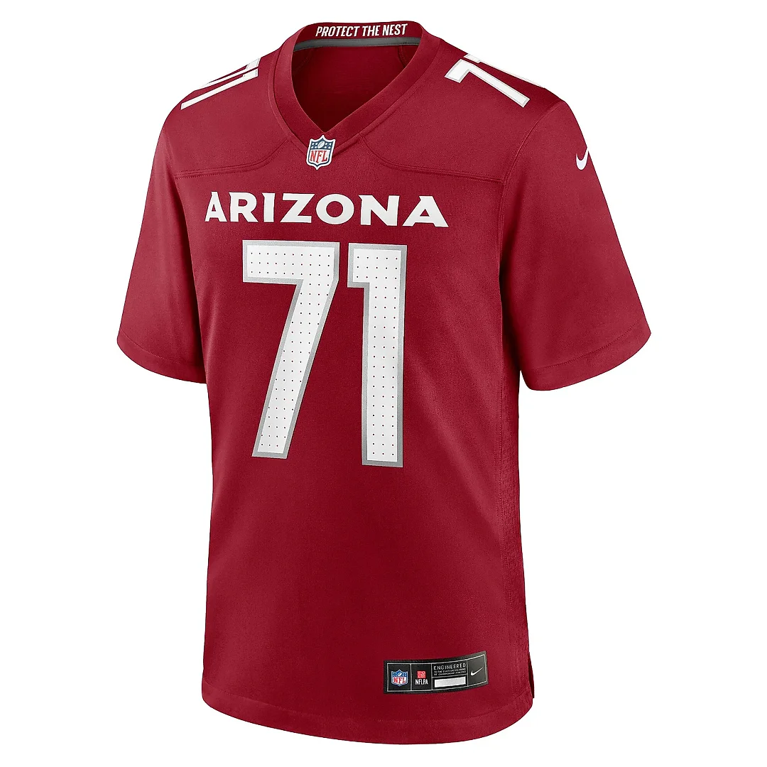 Zennovawear Men's Arizona Cardinals Dennis Daley Cardinal Game Player Jersey