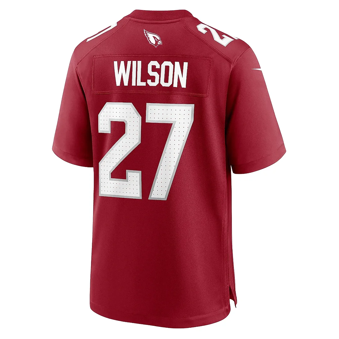 Zennovawear Men's Arizona Cardinals Divaad Wilson Cardinal Team Game Jersey