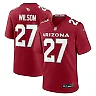 Zennovawear Men's Arizona Cardinals Divaad Wilson Cardinal Team Game Jersey