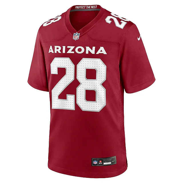 Zennovawear Men's Arizona Cardinals Elijah Jones Cardinal Team Game Jersey