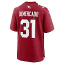 Zennovawear Men's Arizona Cardinals Emari Demercado Cardinal Team Game Jersey