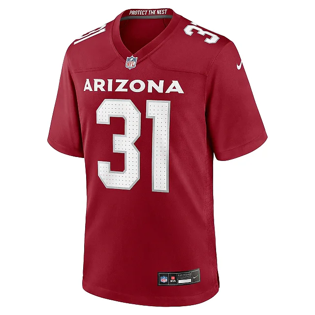 Zennovawear Men's Arizona Cardinals Emari Demercado Cardinal Team Game Jersey