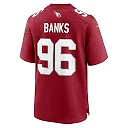 Zennovawear Men's Arizona Cardinals Eric Banks Cardinal Game Jersey