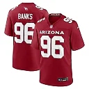 Zennovawear Men's Arizona Cardinals Eric Banks Cardinal Game Jersey