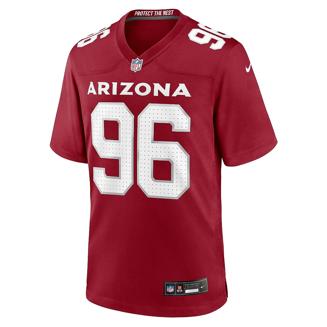 Zennovawear Men's Arizona Cardinals Eric Banks Cardinal Game Jersey