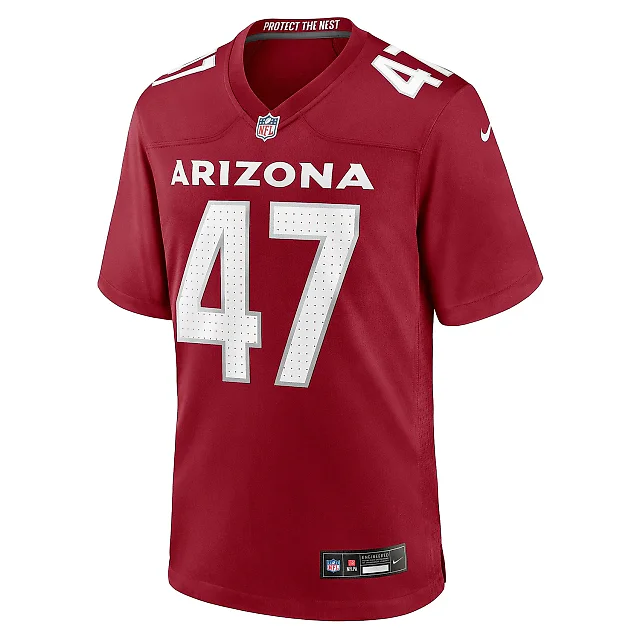 Zennovawear Men's Arizona Cardinals Ezekiel Turner Cardinal Team Game Jersey