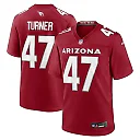 Zennovawear Men's Arizona Cardinals Ezekiel Turner Cardinal Team Game Jersey