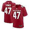Zennovawear Men's Arizona Cardinals Ezekiel Turner Cardinal Team Game Jersey