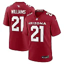Zennovawear Men's Arizona Cardinals Garrett Williams Cardinal Game Jersey