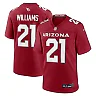 Zennovawear Men's Arizona Cardinals Garrett Williams Cardinal Game Jersey