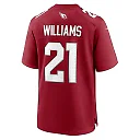 Zennovawear Men's Arizona Cardinals Garrett Williams Cardinal Game Jersey