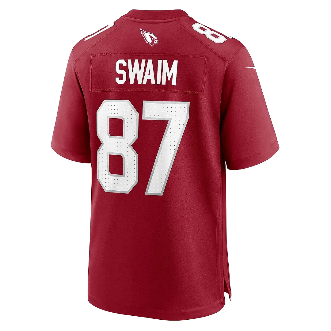 Zennovawear Men's Arizona Cardinals Geoff Swaim Cardinal Team Game Jersey